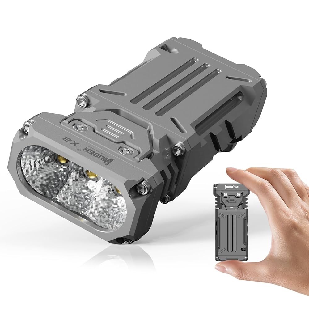 WUBEN X2 1,800 High Lumens Outdoor Pocket Flashlight 90+